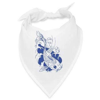 koi - Bandana - Weiß - Vorne