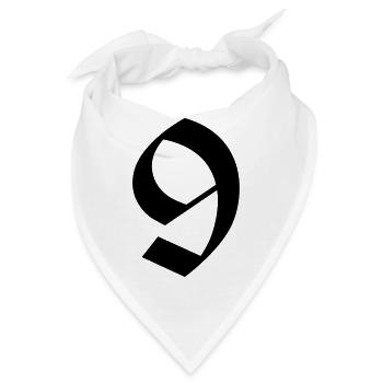 9 - Bandana - Weiß - Vorne