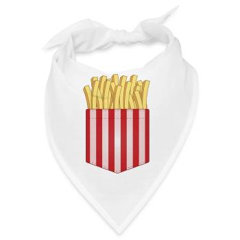 Tasche mit Streifen - Bandana - Weiß - Vorne
