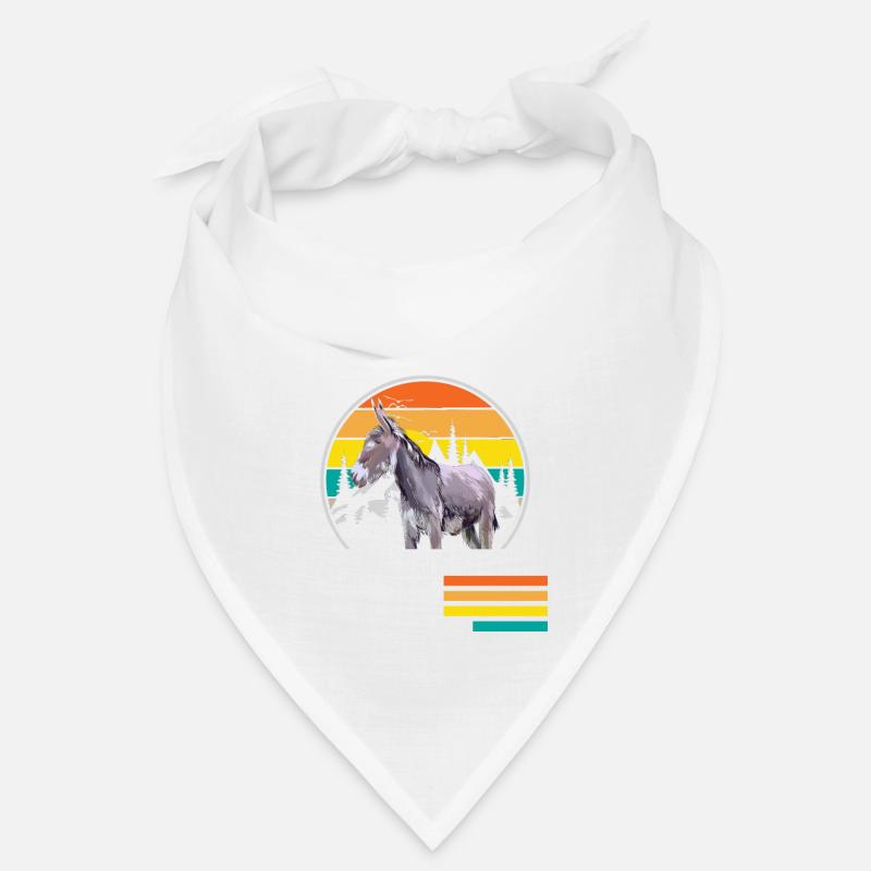 Sei ein Esel Bauernhof - Bandana - Weiß