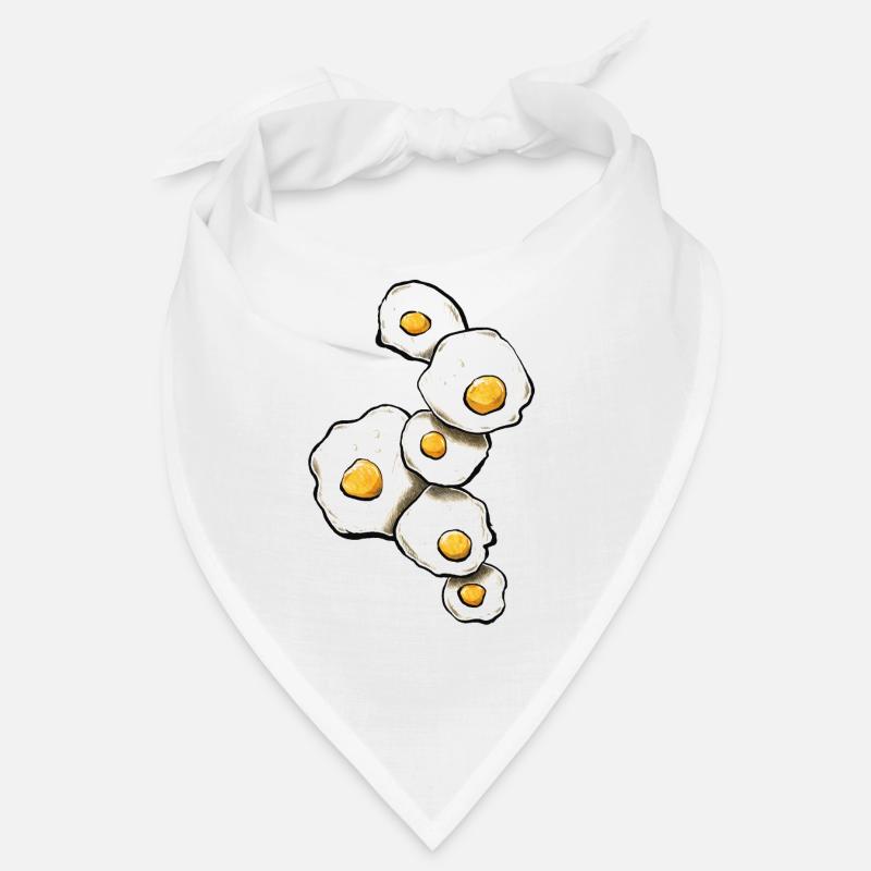 Spiegeleier - Bandana - Weiß