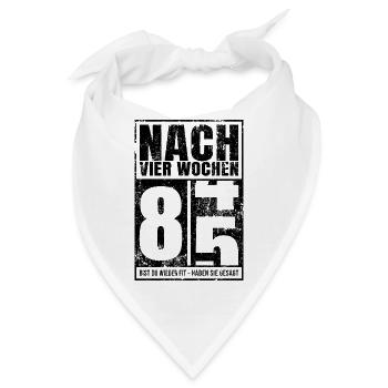 Lustiger Spruch lange Krank Operation Krankheit AU - Bandana - Weiß - Vorne