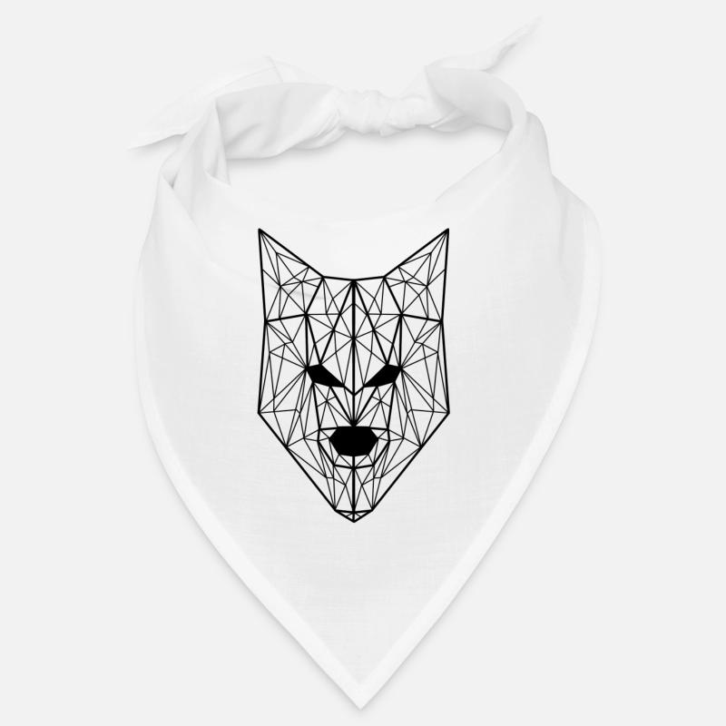 Wolf Geometric Bandana