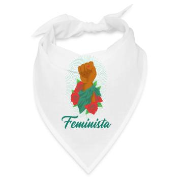 Feminista. Frauenrechte und Gleichberechtigung - Bandana - Weiß - Vorne