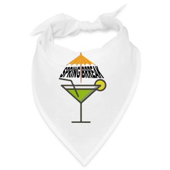 Spring Break - Bandana - Weiß - Vorne