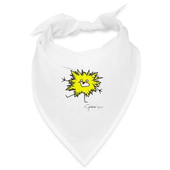 Flauschtier flippt aus - Bestiolus Cerritus - Bandana - Weiß - Vorne