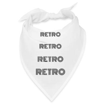 Retro - Bandana - Weiß - Vorne