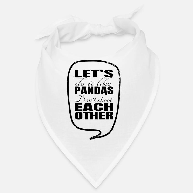 Statement Anti War Present Peace Symbol Cool Quote Bandana