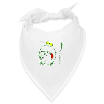 Erschöpfter Frosch - Rana Fatigatus - Bandana - Weiß - Vorne