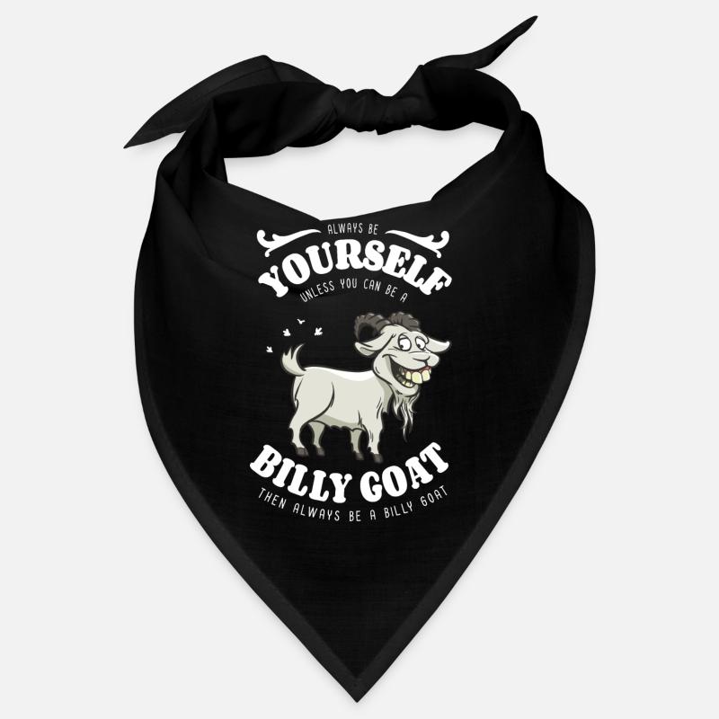 Sei immer du selbst - Billy Goat - Spruch Bandana