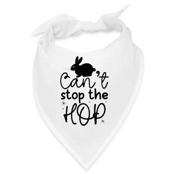 Can´t Stop the Hop - Bandana - Weiß - Vorne