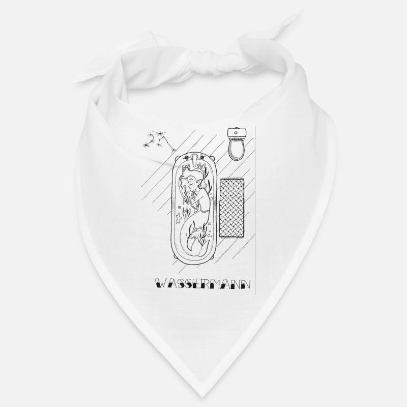 Wassermann - Bandana - Weiß