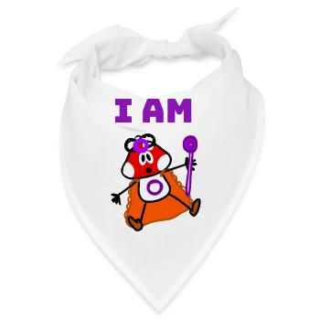 I am O! - Bandana - Weiß - Vorne