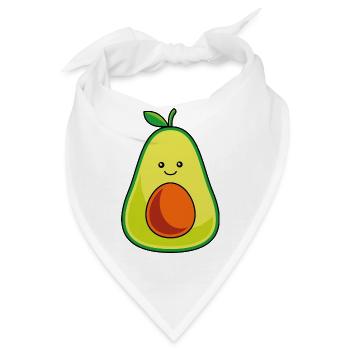 Avocado - Bandana - Weiß - Vorne
