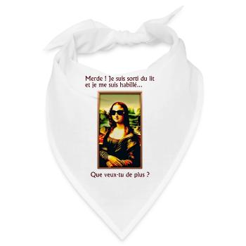 Mona Lisa - Bandana - Weiß - Vorne