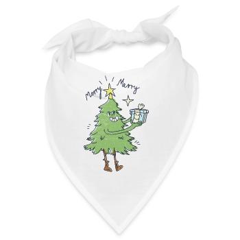 Christmas tree - Bandana - Weiß - Vorne