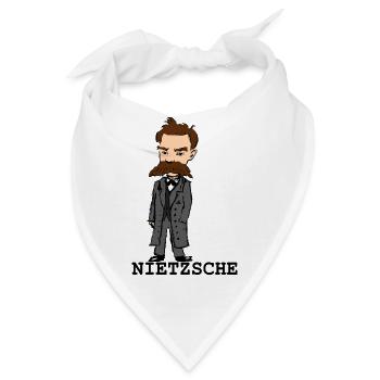 Nietzsche - Bandana - Weiß - Vorne