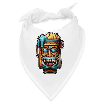 Mayan / Hochkultur / Peru / Maya Kalender / Motiv - Bandana - Weiß - Vorne