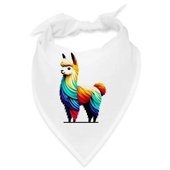 Alpaka - Bandana - Weiß - Vorne