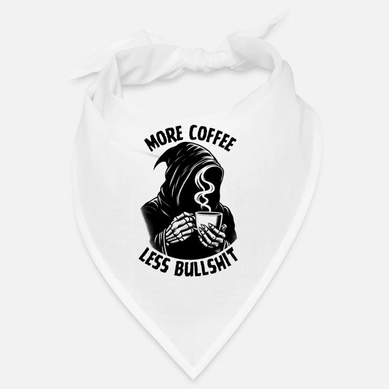 Plus de café - Bandana - blanc