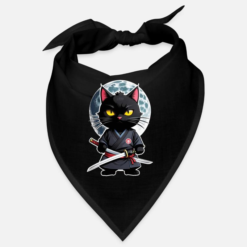 Ninja Katze - Samurai Kätzchen Bandana