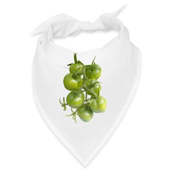 Grüne Tomaten am Weinstock - Bandana - Weiß - Vorne