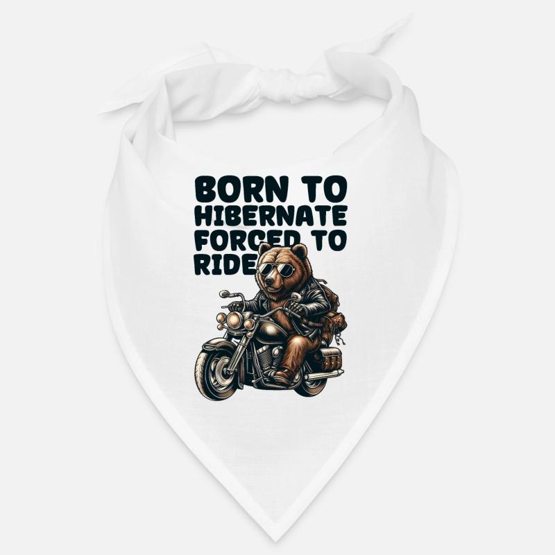 BEAR ON WHEELS : NÉ POUR HIBERNER FORCÉ DE ROULER Bandana