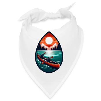 Kajakfahren Kanufahren - Bandana - Weiß - Vorne
