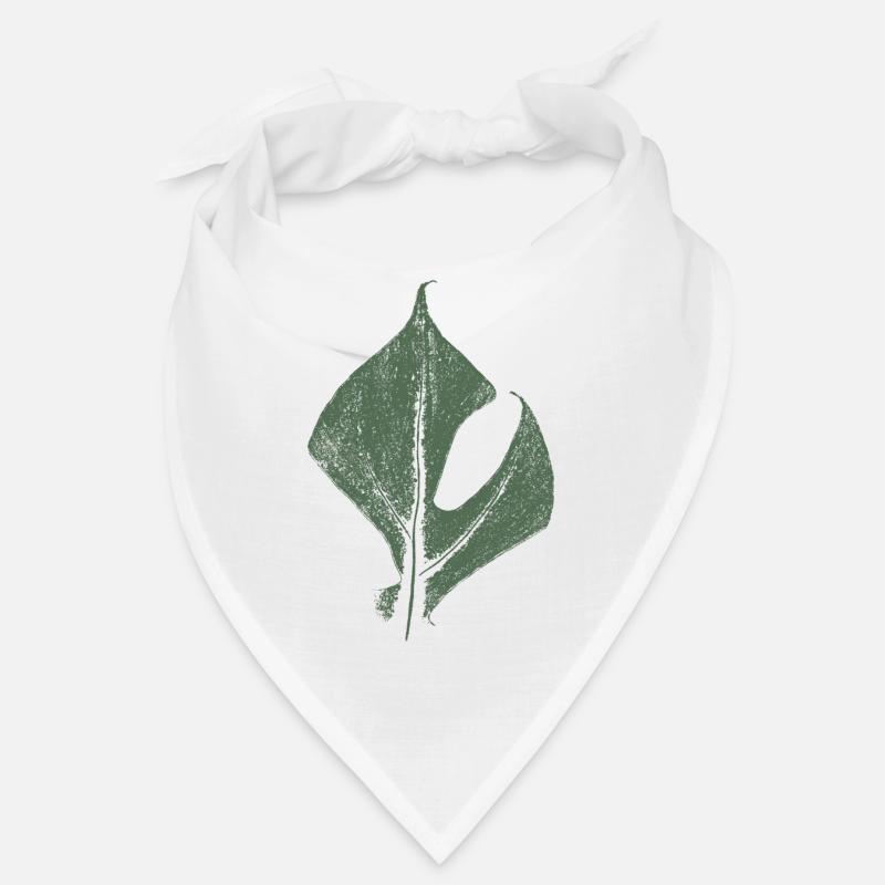 Feuille de Monstrea (Rhaphidophora tetrasperma) Bandana