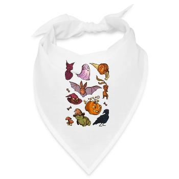 Süßes oder Saures - Bandana - Weiß - Vorne