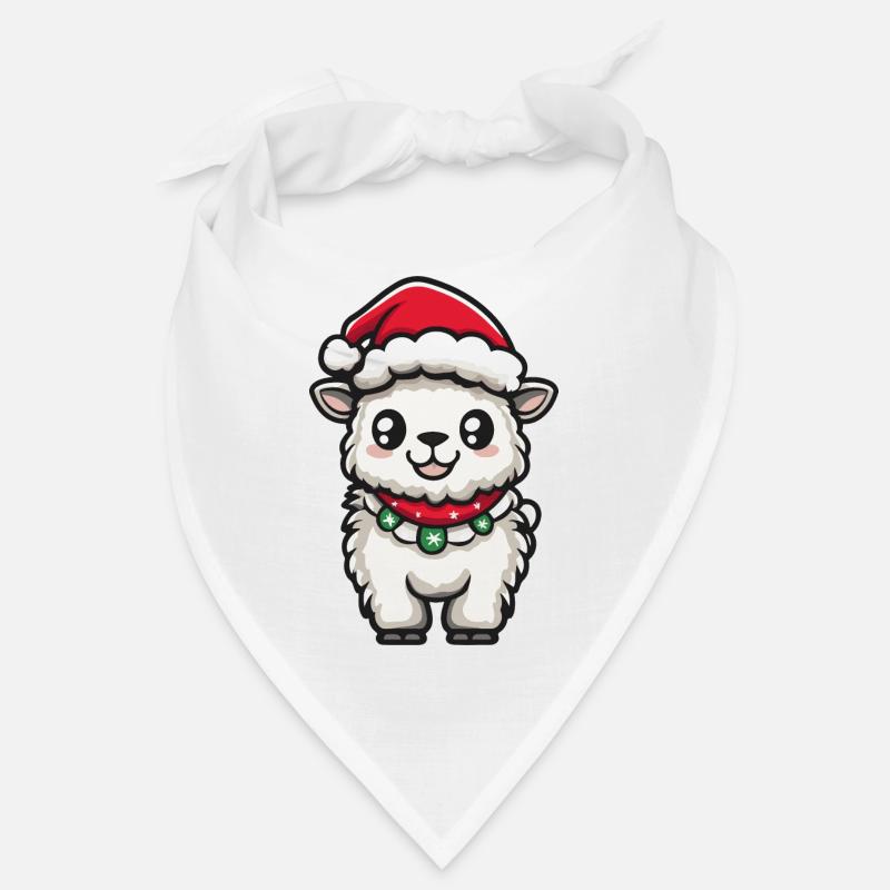 Alpaca Llama Christmas Bandana