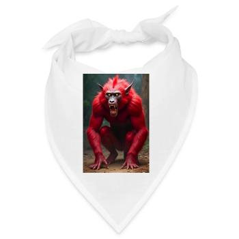 Abi, der geheimnisvolle Gott des Gerichts, steht in einem Gra - Bandana - Weiß - Vorne