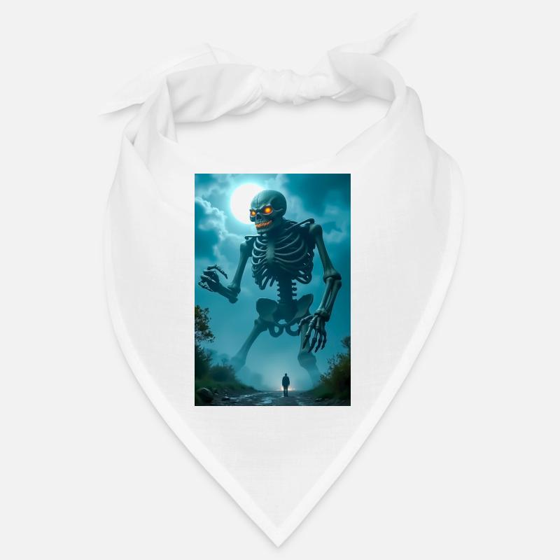 Gashadokuro Squelette géant aux yeux brillants errant Bandana