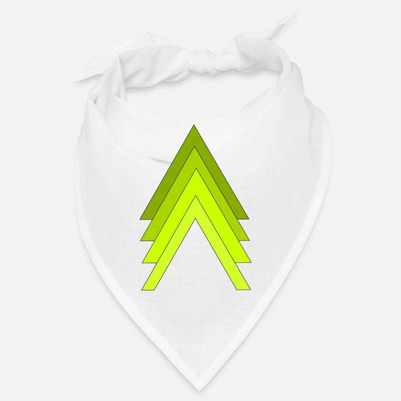 Flèches vert néon Bandana