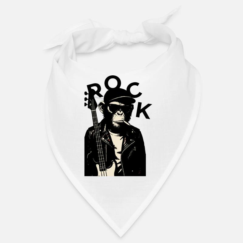 Monkey Biker Rockgitarrist Bandana