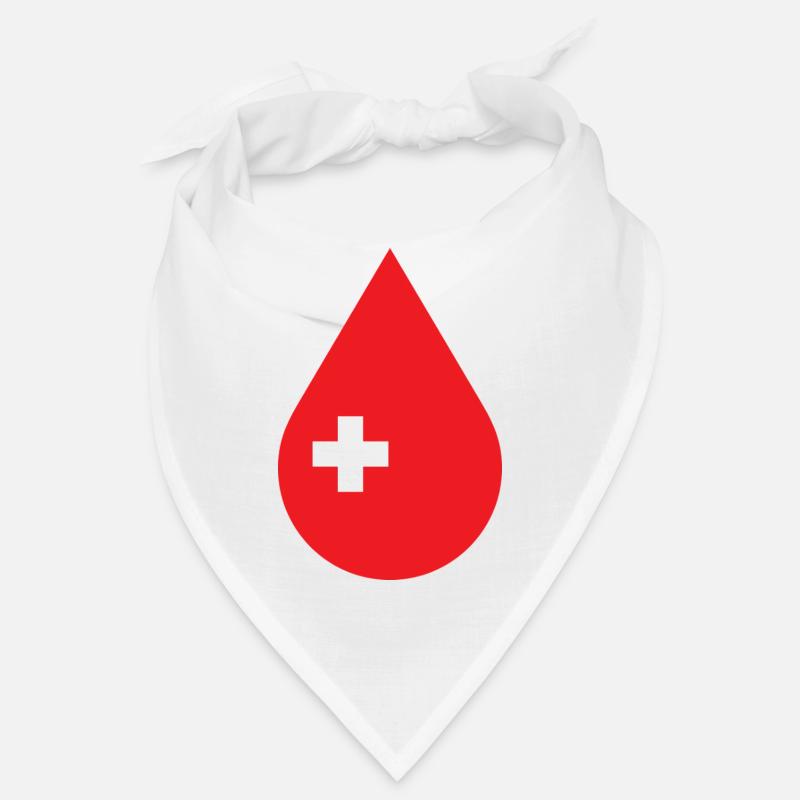 Blut spenden, Blutspendedienst, Blutspender Bandana