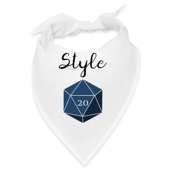 Style Check d20 - Bandana - Weiß - Vorne