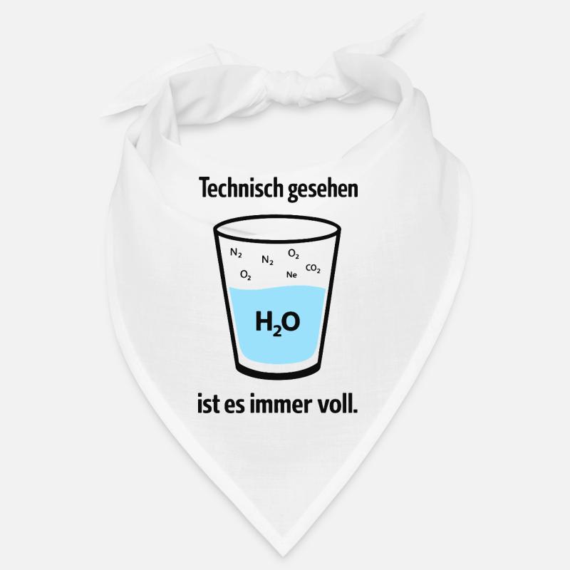 Technically, it's always full – nerd humor Bandana