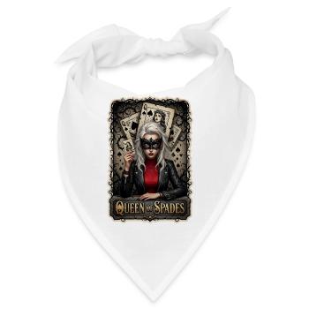 Queen of Spades: Poker Theme - Bandana - Weiß - Vorne