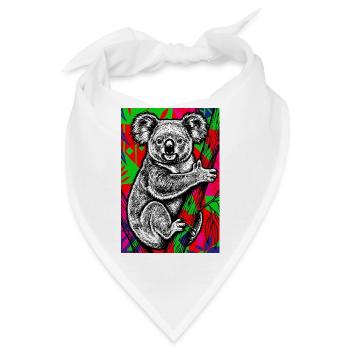 Koala - Bandana - Weiß - Vorne