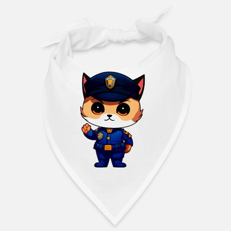 Cat Policeman Bandana