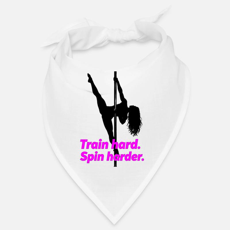 Pole Dance Silhouette – Train Hard Spin Harder Bandana