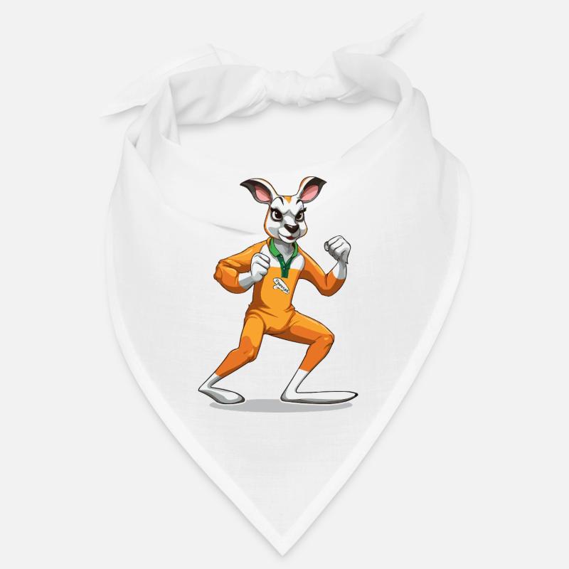 Salopette orange Kangaroo Battle Step Bandana