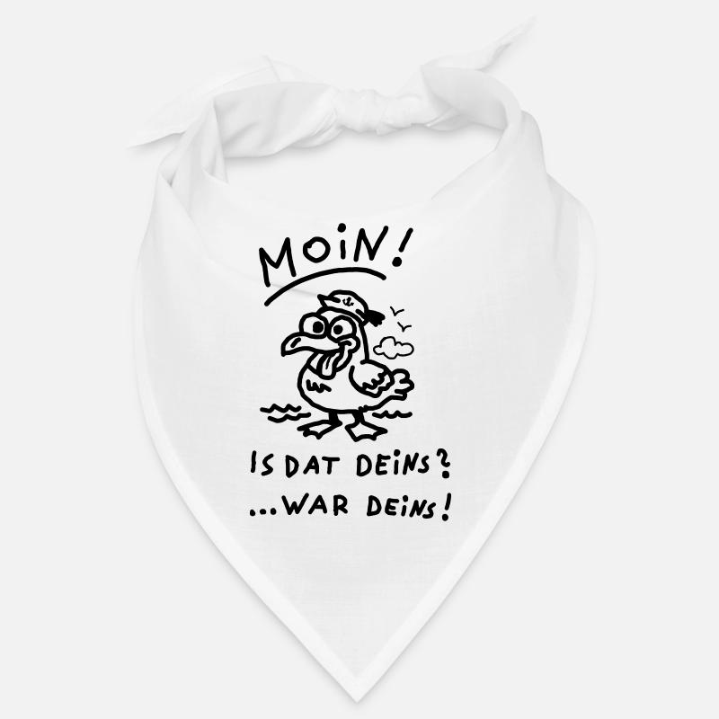 Moin Möwe War Deins Lustiger Spruch  Bandana