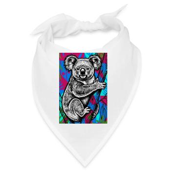 Koala - Bandana - Weiß - Vorne