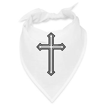 Evil Can Never Be Dead Enough - Bandana - Weiß - Vorne