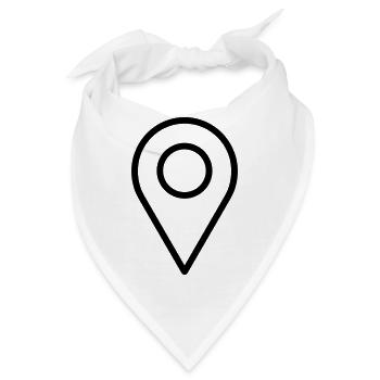 Lokalisierung - Bandana - Weiß - Vorne