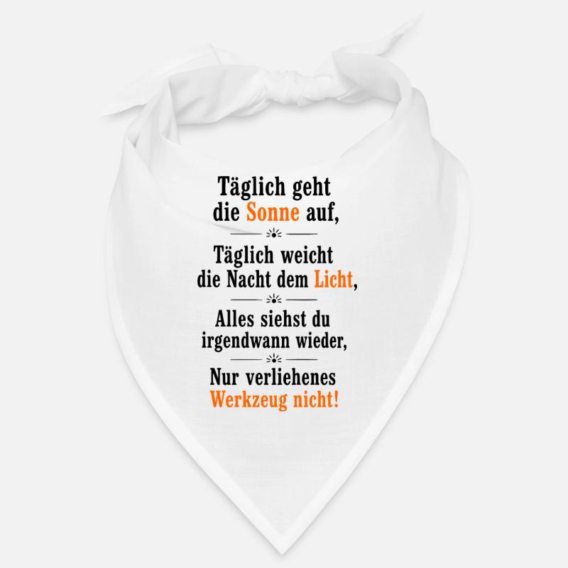 werkzeug_1 - Bandana - Weiß