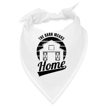 Landwirt Inspiration - Bandana - Weiß - Vorne