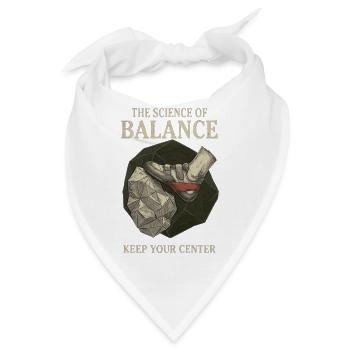 Boulderer Wissenschaft Des Gleichgewichts - Bandana - Weiß - Vorne
